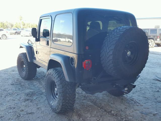 1J4FA69S54P793561 - 2004 JEEP WRANGLER / BLACK photo 3