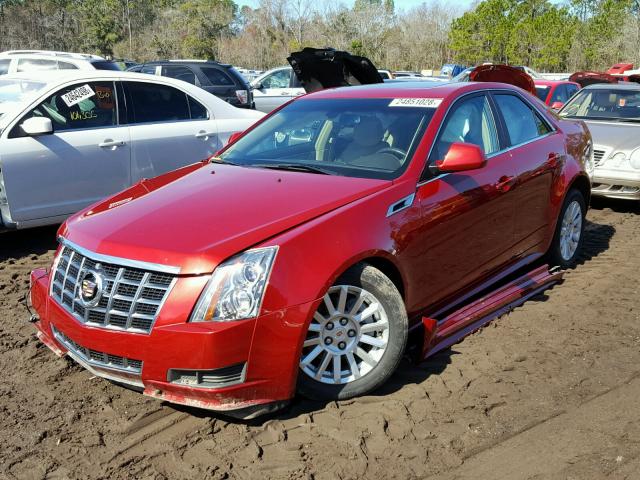 1G6DF5E53D0159170 - 2013 CADILLAC CTS LUXURY RED photo 2