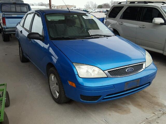 1FAFP34N37W245319 - 2007 FORD FOCUS ZX4 BLUE photo 1