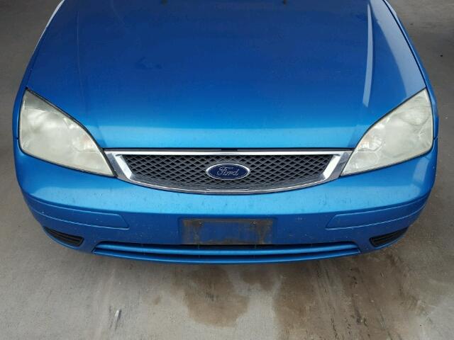 1FAFP34N37W245319 - 2007 FORD FOCUS ZX4 BLUE photo 7