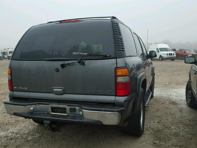 1GNEC13T41R209982 - 2001 CHEVROLET TAHOE C150 GRAY photo 4