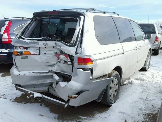 5FNRL180X2B056055 - 2002 HONDA ODYSSEY EX SILVER photo 4