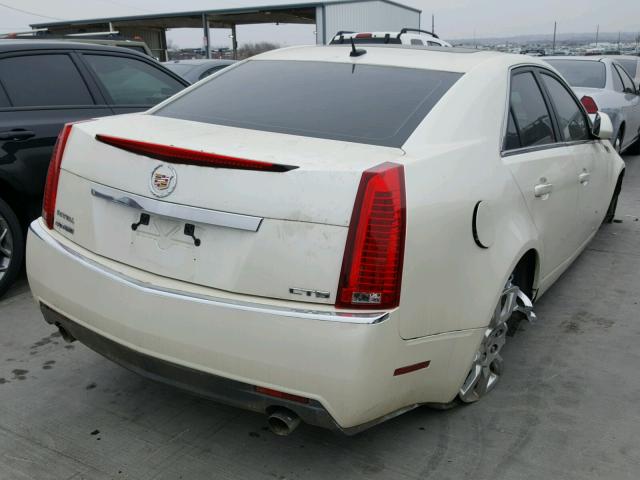 1G6DR57V480187215 - 2008 CADILLAC CTS HI FEA WHITE photo 4