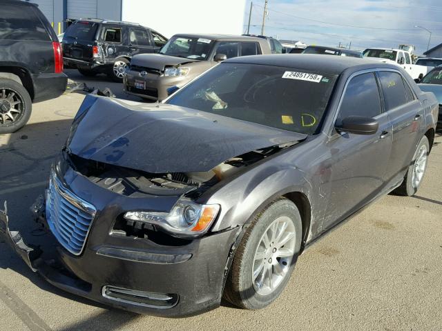 2C3CCAAG1EH297244 - 2014 CHRYSLER 300 BLACK photo 2