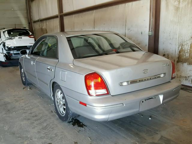 KMHFU45E92A227836 - 2002 HYUNDAI XG 350 SILVER photo 3