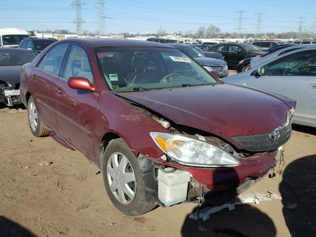 4T1BE32K34U379127 - 2004 TOYOTA CAMRY LE BURGUNDY photo 1