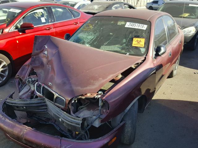 KLATA52Y9XB334236 - 1999 DAEWOO LANOS S 栗色 照片 2