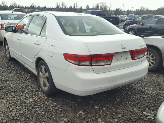 JHMCM56824C005005 - 2004 HONDA ACCORD EX WHITE photo 3