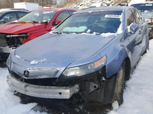 19UUA8F24CA003926 - 2012 ACURA TL BLUE photo 2