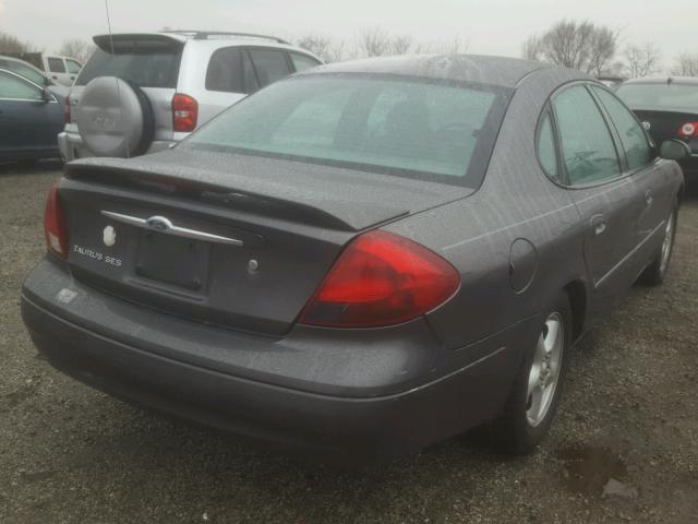 1FAHP55S82G218466 - 2002 FORD TAURUS SES GRAY photo 4