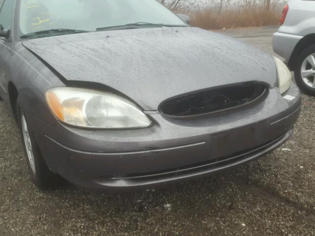 1FAHP55S82G218466 - 2002 FORD TAURUS SES GRAY photo 9