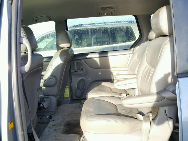 5TDZA23C74S070197 - 2004 TOYOTA SIENNA CE BLUE photo 6