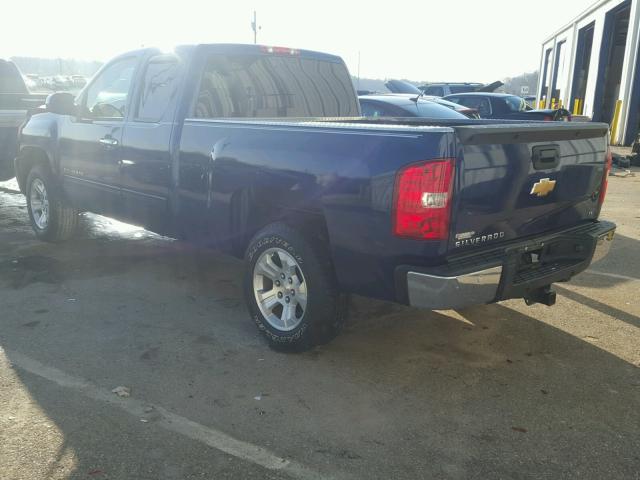 1GCRCSE0XDZ147978 - 2013 CHEVROLET SILVERADO BLUE photo 3