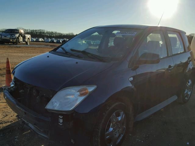 JTKKT604450087424 - 2005 TOYOTA SCION XA BLUE photo 2