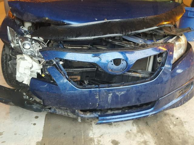 4T1BK46K77U041257 - 2007 TOYOTA CAMRY NEW BLUE photo 9