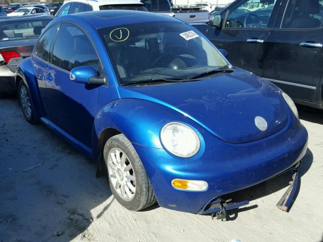 3VWCR31C55M402658 - 2005 VOLKSWAGEN NEW BEETLE BLUE photo 1