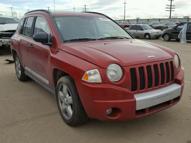 1J8FF57W47D167487 - 2007 JEEP COMPASS LI RED photo 1