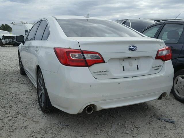 4S3BNEN65H3016967 - 2017 SUBARU LEGACY 3.6 WHITE photo 3