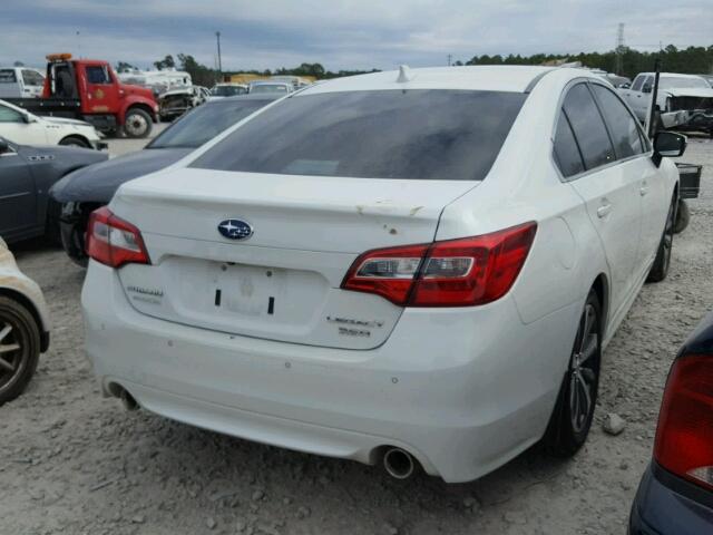 4S3BNEN65H3016967 - 2017 SUBARU LEGACY 3.6 WHITE photo 4