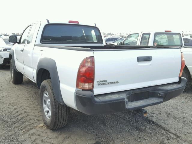 5TEUX42N45Z030543 - 2005 TOYOTA TACOMA ACC WHITE photo 3