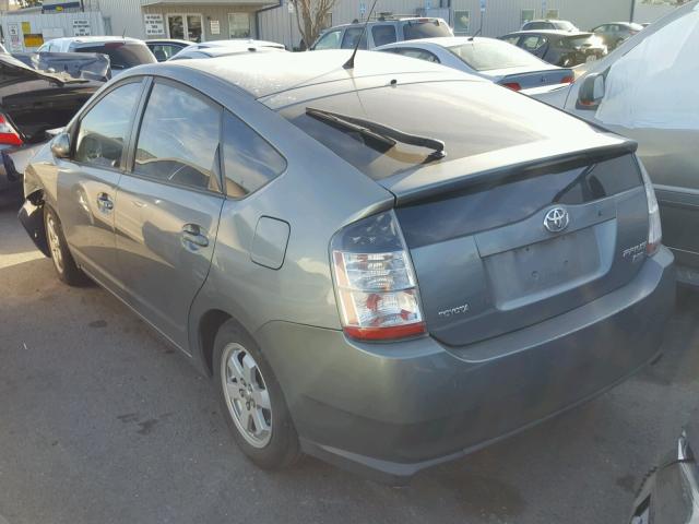 JTDKB20U640070822 - 2004 TOYOTA PRIUS GRAY photo 3