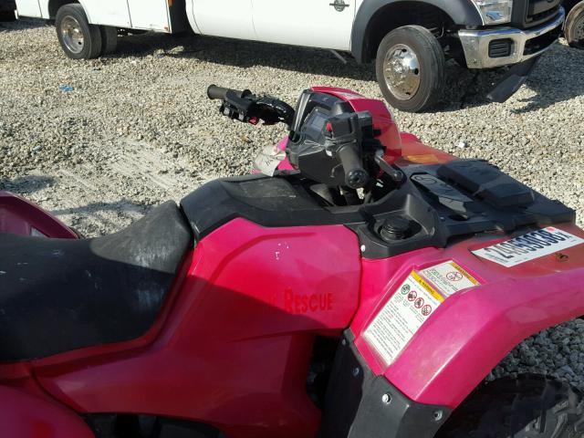 1HFTE4601F4000822 - 2015 HONDA TRX500 FA RED photo 5