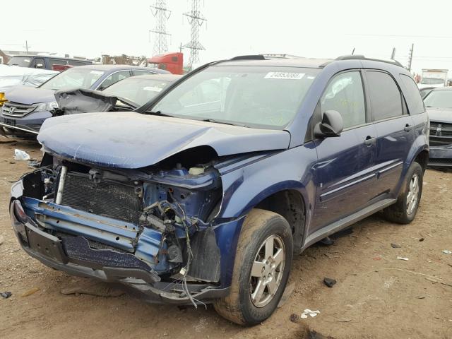 2CNDL23F386019919 - 2008 CHEVROLET EQUINOX LS BLUE photo 2