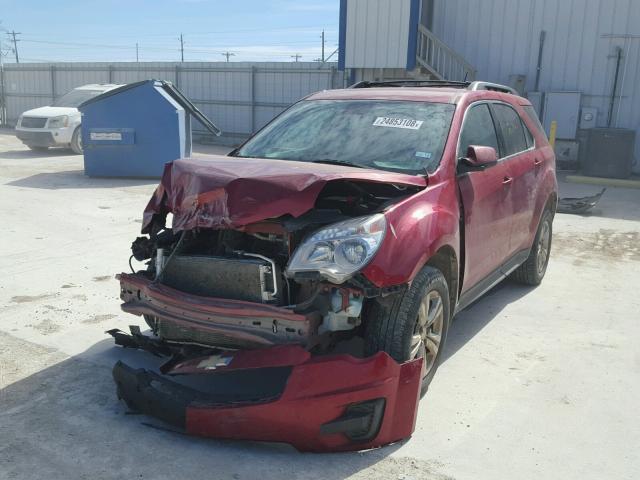 2GNALDEK7D1134289 - 2013 CHEVROLET EQUINOX LT RED photo 2