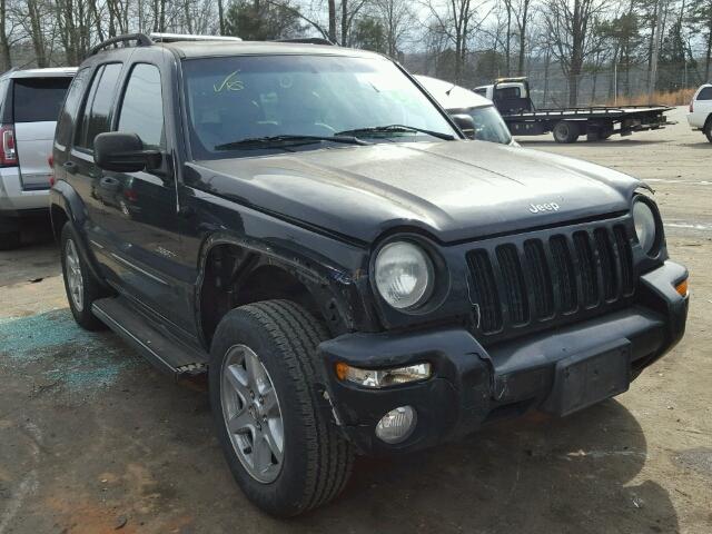 1J4GK58KX4W113110 - 2004 JEEP LIBERTY LI BLACK photo 1