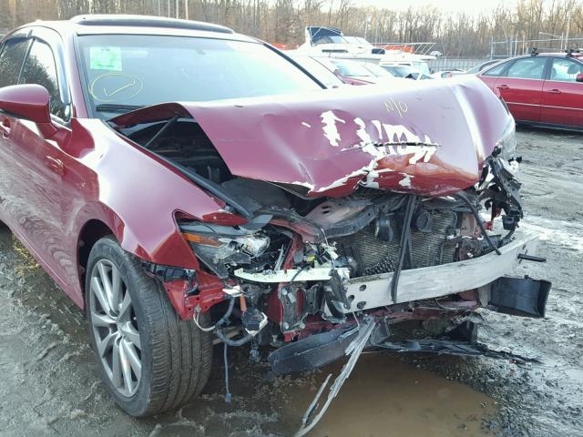 JTHCE1BL1D5014167 - 2013 LEXUS GS 350 BURGUNDY photo 9