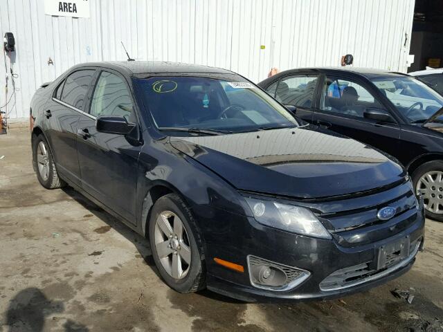 3FAHP0HA5AR226845 - 2010 FORD FUSION SE BLACK photo 1