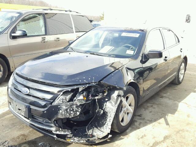 3FAHP0HA5AR226845 - 2010 FORD FUSION SE BLACK photo 2