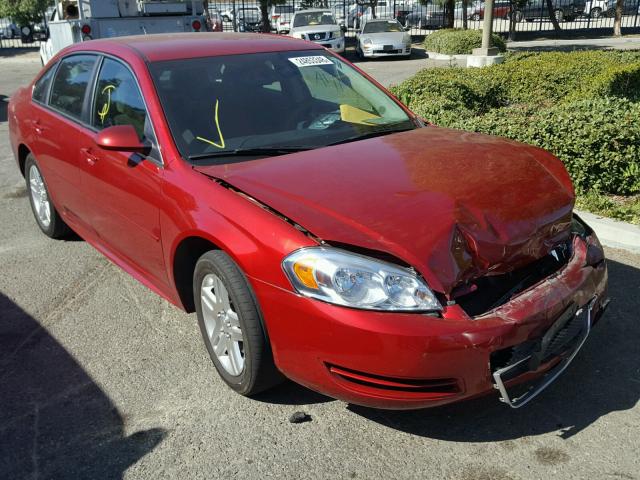 2G1WB5E38F1152408 - 2015 CHEVROLET IMPALA LIM RED photo 1