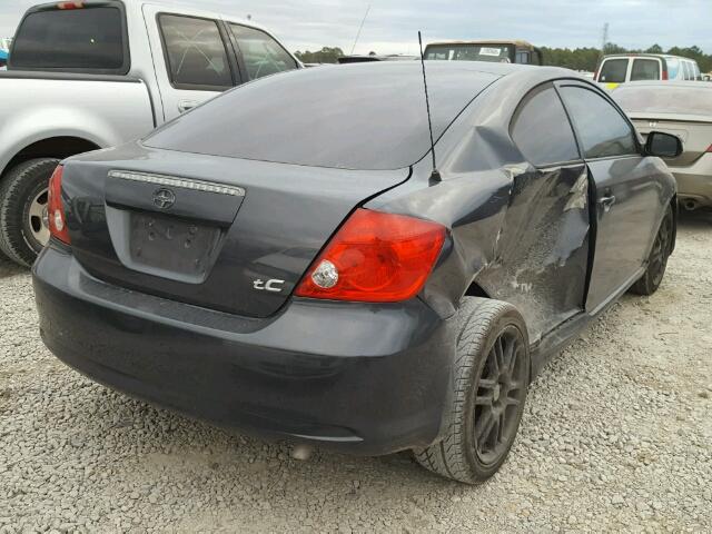 JTKDE177750021018 - 2005 TOYOTA SCION TC CHARCOAL photo 4