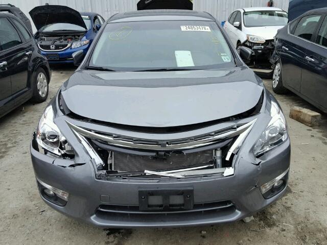 1N4AL3APXFC481560 - 2015 NISSAN ALTIMA 2.5 GRAY photo 9