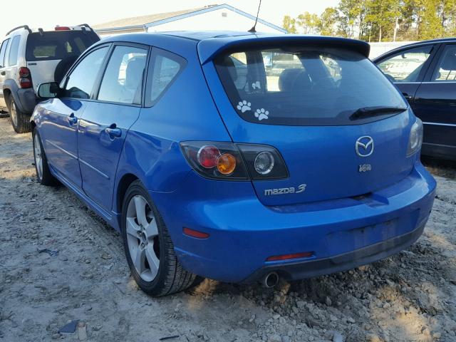 JM1BK143041120278 - 2004 MAZDA 3 HATCHBAC BLUE photo 3