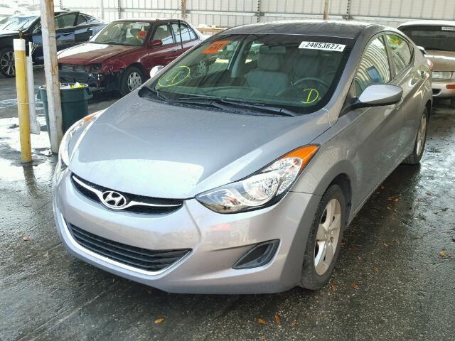 KMHDH4AE1BU093694 - 2011 HYUNDAI ELANTRA GL GRAY photo 2