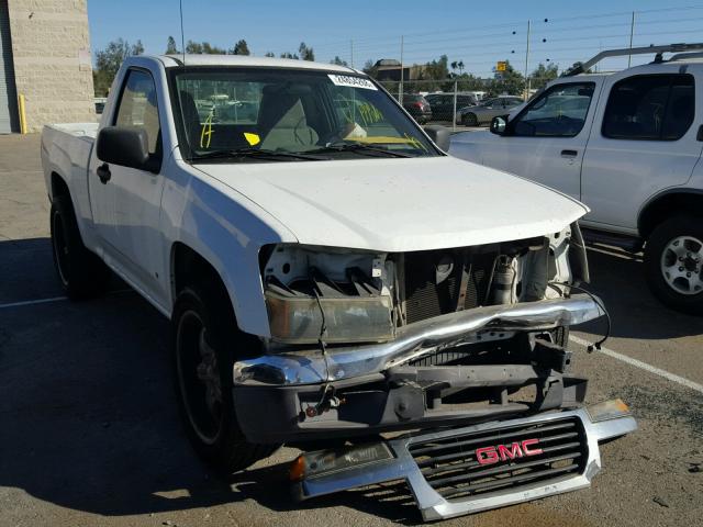 1GTCS148668148015 - 2006 GMC CANYON WHITE photo 1