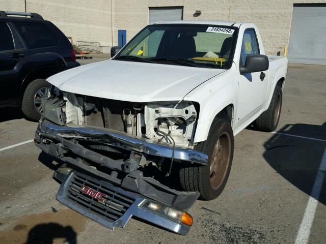 1GTCS148668148015 - 2006 GMC CANYON WHITE photo 2