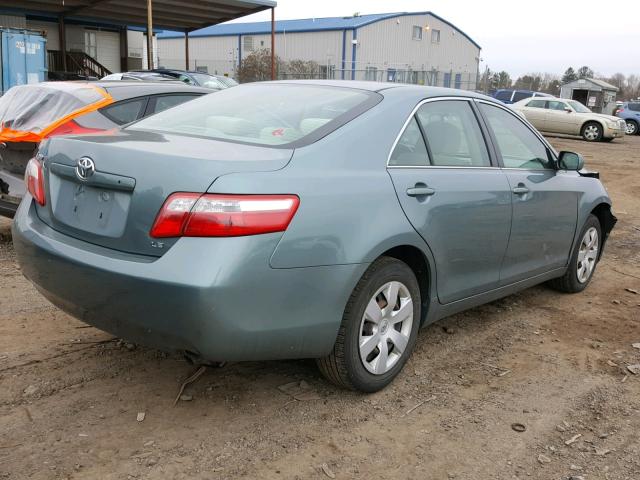 4T1BE46K69U820059 - 2009 TOYOTA CAMRY BASE TEAL photo 4