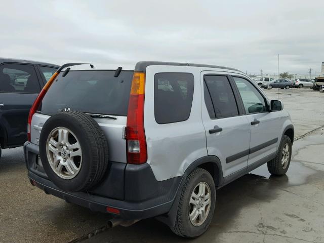 SHSRD78832U002675 - 2002 HONDA CR-V EX SILVER photo 4