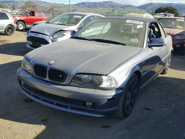 WBABS33462PG84579 - 2002 BMW 325 CI BLUE photo 2