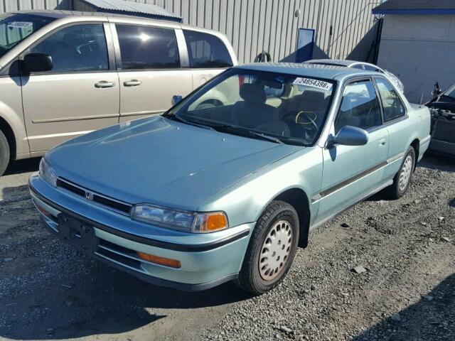 1HGCB725XNA002561 - 1992 HONDA ACCORD LX GREEN photo 2