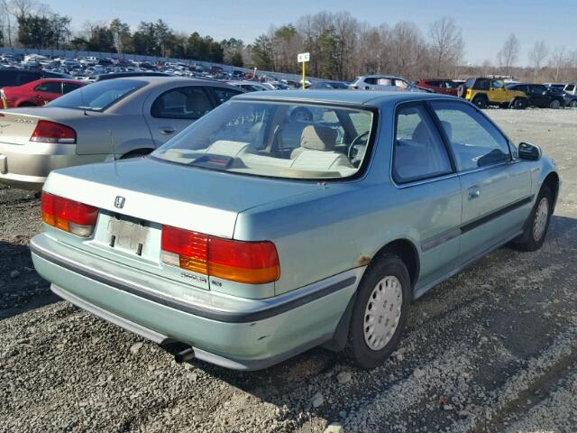 1HGCB725XNA002561 - 1992 HONDA ACCORD LX GREEN photo 4