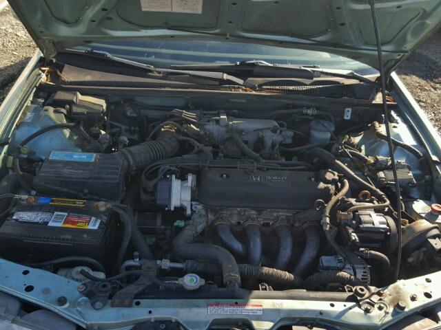 1HGCB725XNA002561 - 1992 HONDA ACCORD LX GREEN photo 7