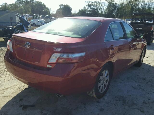 4T1BB46K17U007329 - 2007 TOYOTA CAMRY NEW RED photo 4