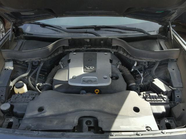 JNRAS18W19M155336 - 2009 INFINITI FX35 GRAY photo 7