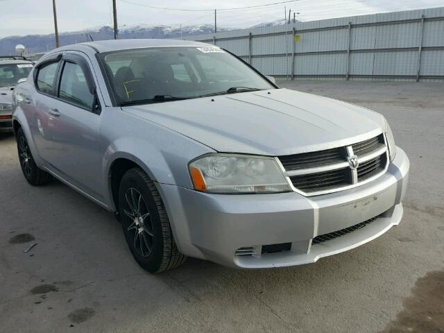 1B3CC4FBXAN203830 - 2010 DODGE AVENGER SX SILVER photo 1