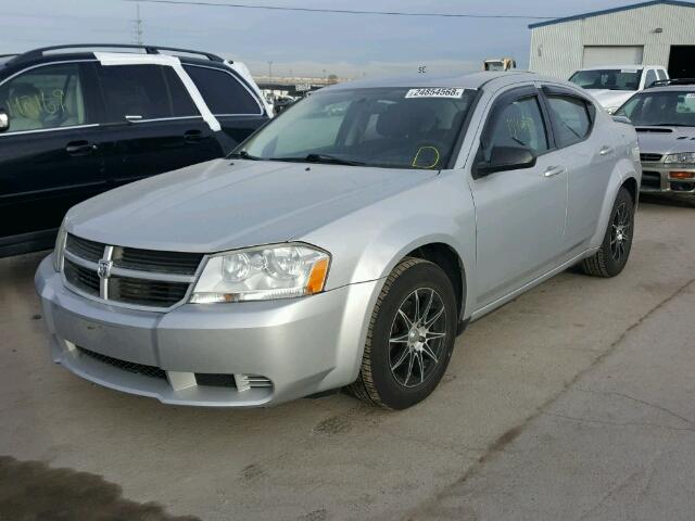 1B3CC4FBXAN203830 - 2010 DODGE AVENGER SX SILVER photo 2