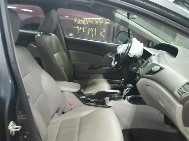 19XFB2F9XCE319696 - 2012 HONDA CIVIC EXL ნაცრისფერი ფოტო 5